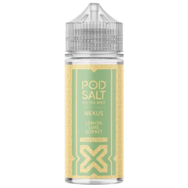 POD SALT NEXUS LEMON LIME SORBET 100ML SHORTFILL E-LIQUID (EN)