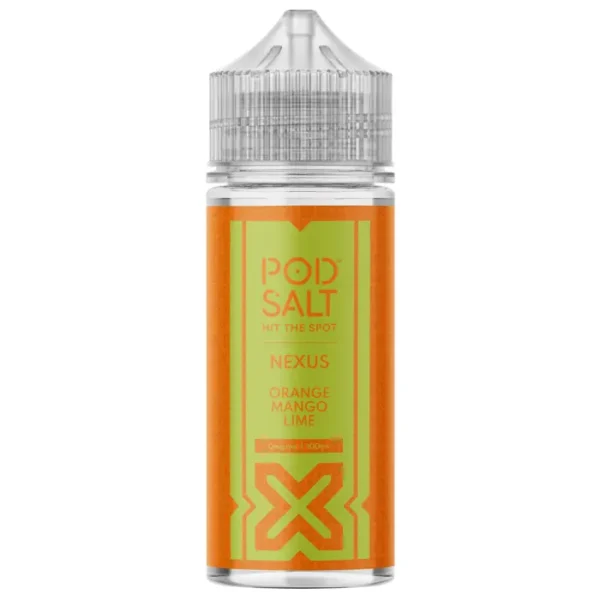 POD SALT NEXUS ORANGE MANGO LIME 100ML SHORTFILL E-LIQUID (EN)