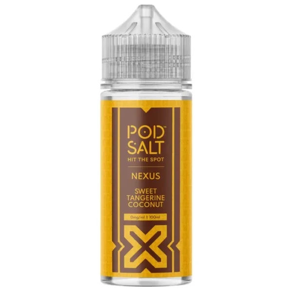 POD SALT NEXUS SWEET TANGERINE COCONUT (COCO SUN) 100ML SHORTFILL E-LIQUID (EN)