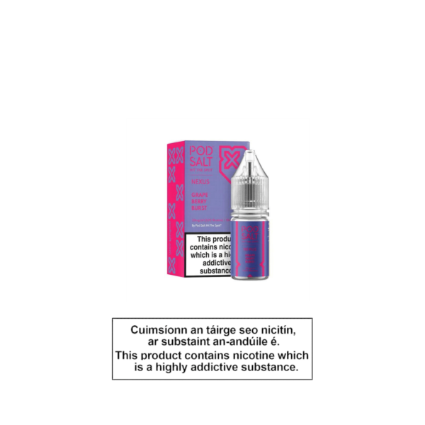 NEXUS GRAPE BERRY BURST 10ML NICOTINE SALT E-LIQUID