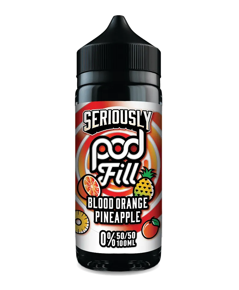 Seriously Pod Fill Blood Orange Pineapple E-liquid Shortfill